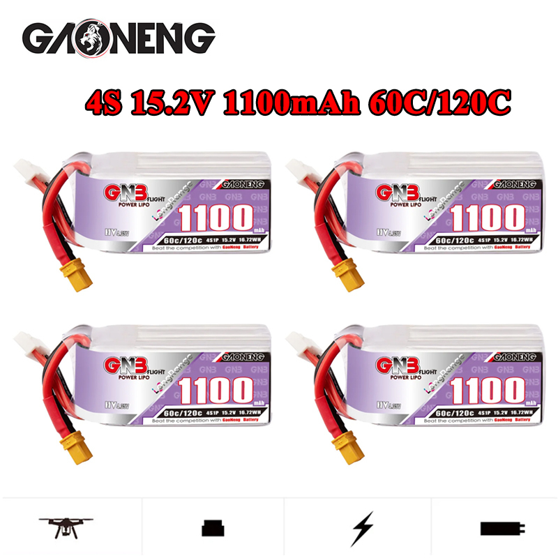 Drone Racing Battery - GNB 4S 1100mAh 60C/120C HV Lipo