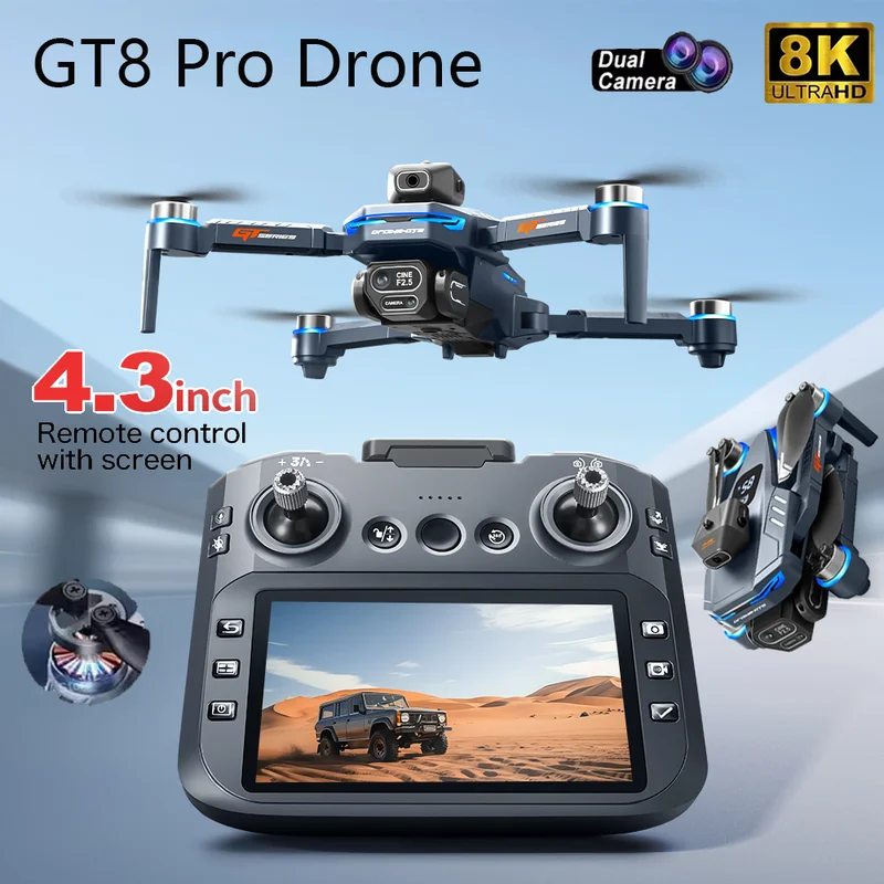 Drone Racing Camera - 2026 New GT8 Drone GPS 8K