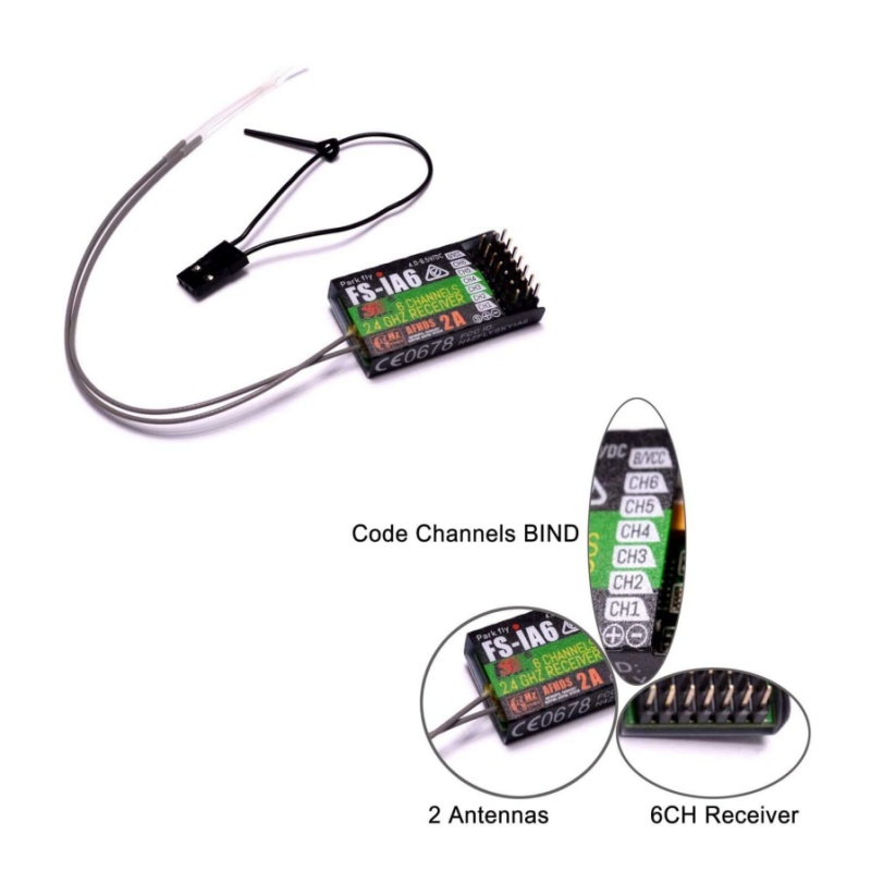 Flysky FS-IA6 Receiver 6CH Dua - Drone Racing Battery avis et prix