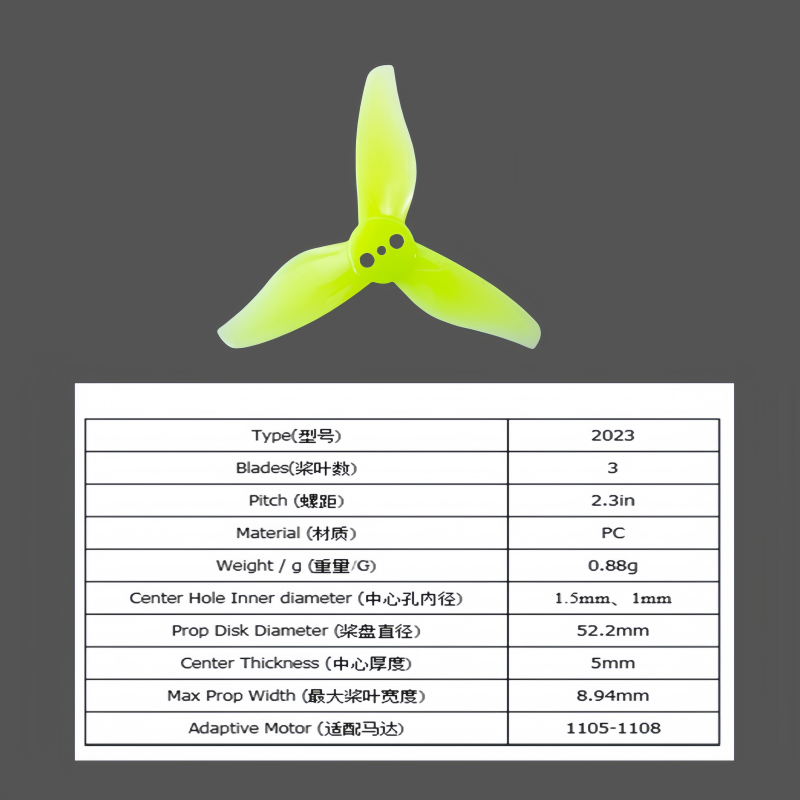 Gemfan 2023 three bladed 2-inc - Drone Racing Gate avis et prix