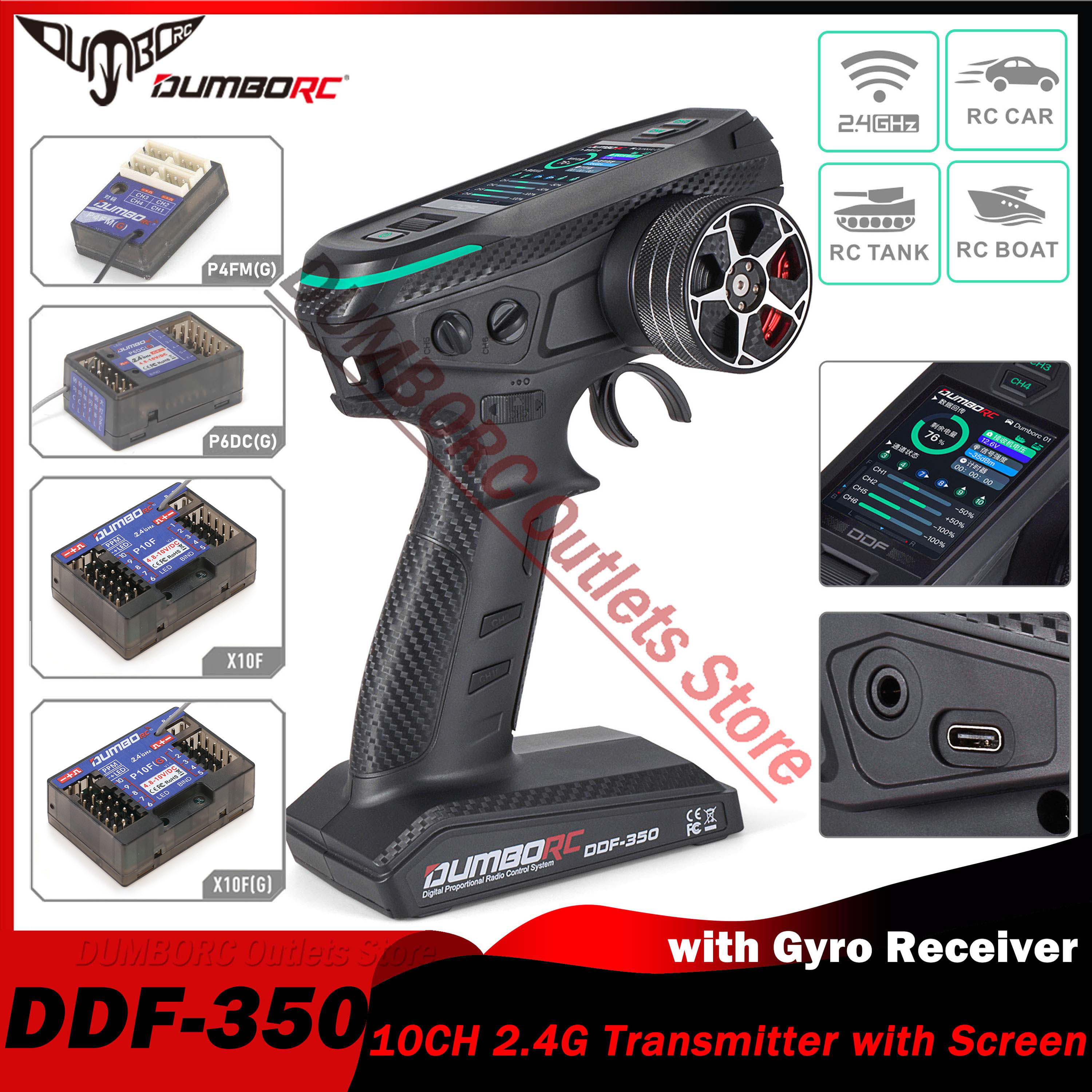 DUMBORC DDF-350 10CH RC Remote - Drone Racing Receiver avis et prix