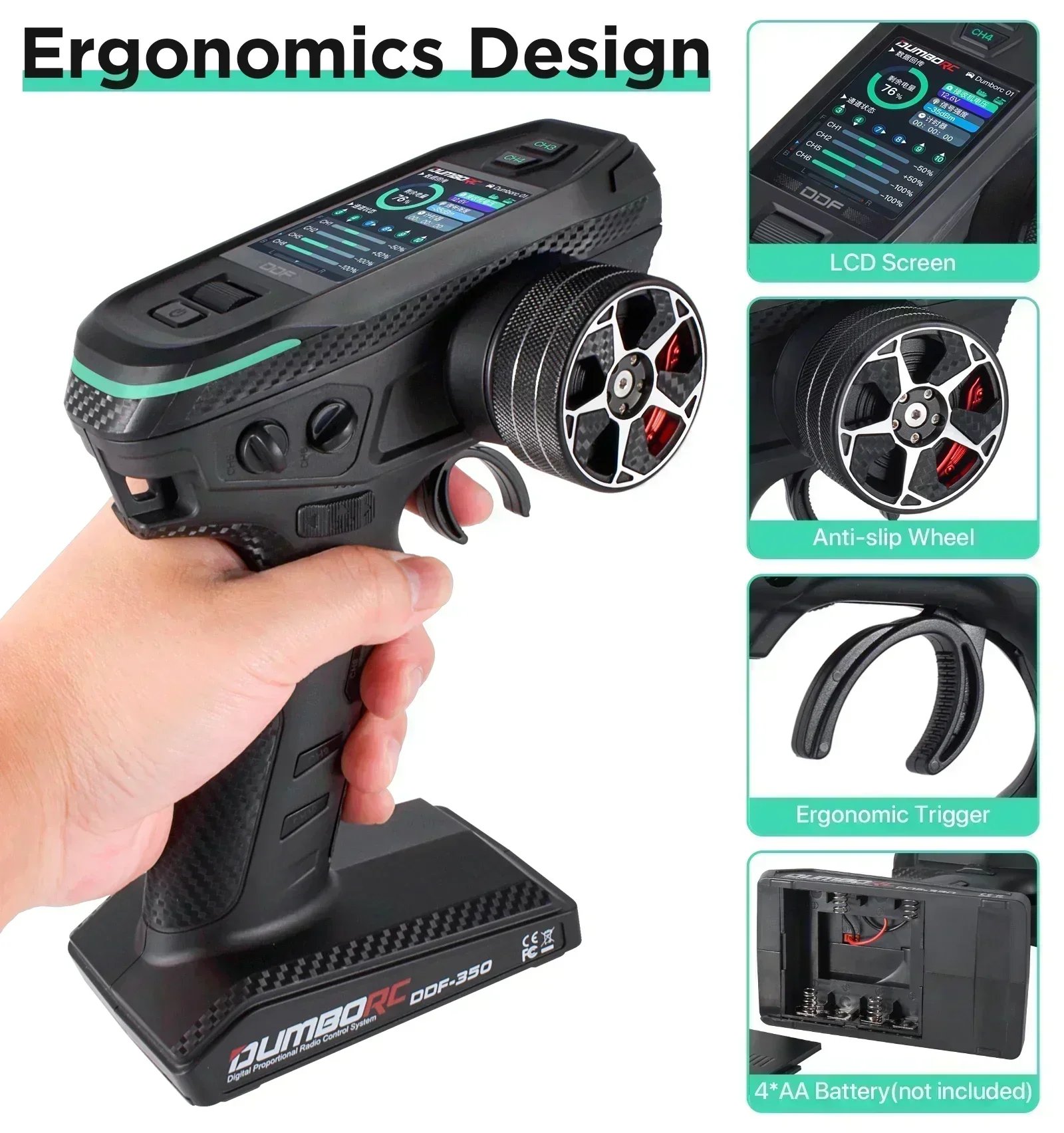 DUMBORC DDF-350 10CH RC Remote - Drone Racing Receiver avis et prix