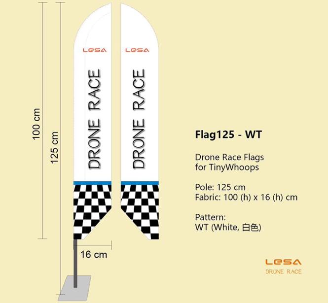 1 pair/ 2sets of ​​Car Racing  - Drone Racing Flag avis et prix