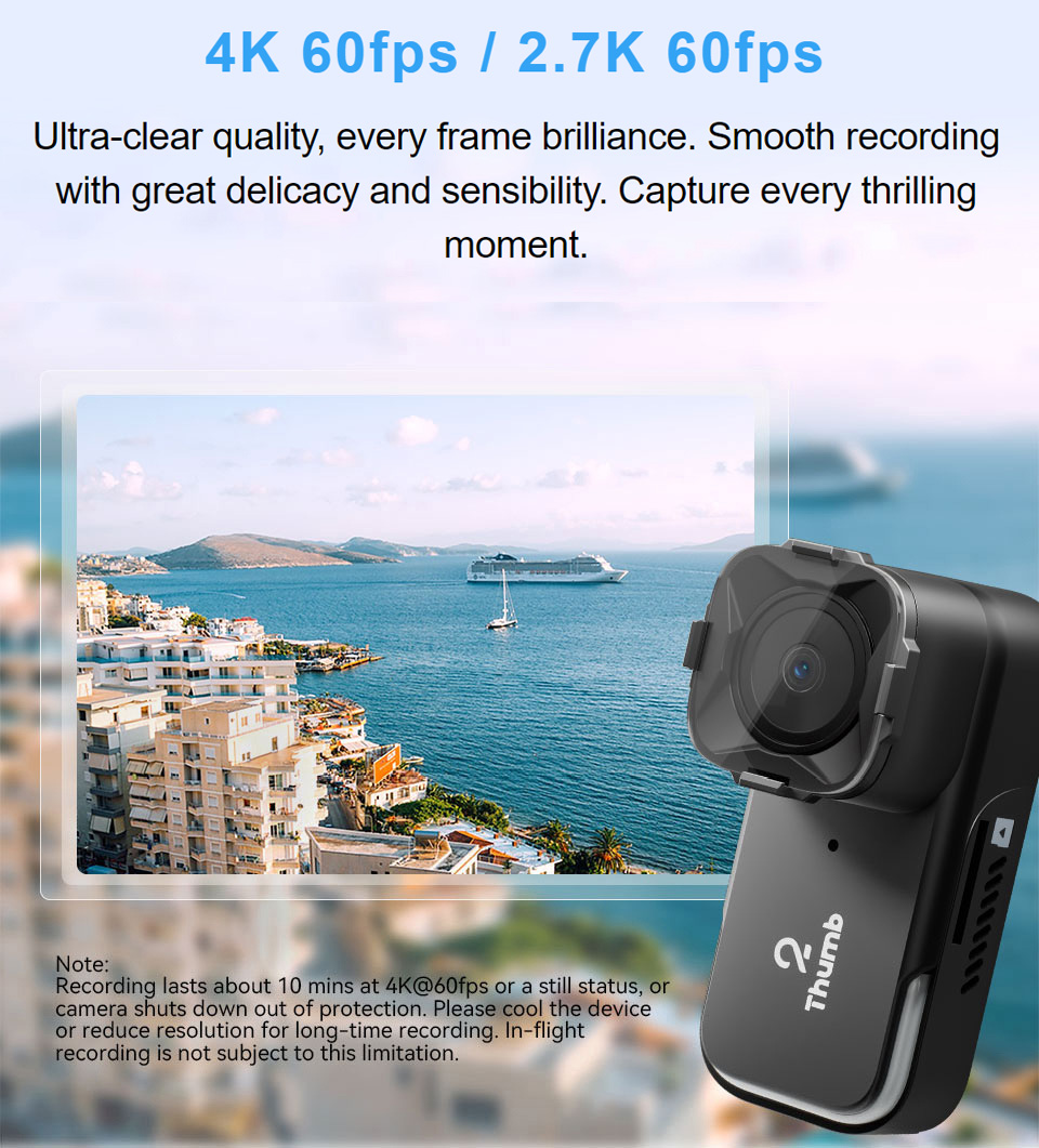 New Version RunCam Thumb 2 4K  - Drone Racing Camera avis et prix