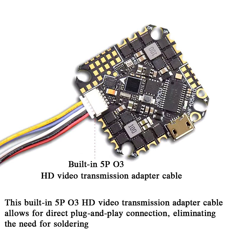 JHEMCU GHF405AIO-HD 40A AIO Fl - Drone Racing Flight Controller avis et prix