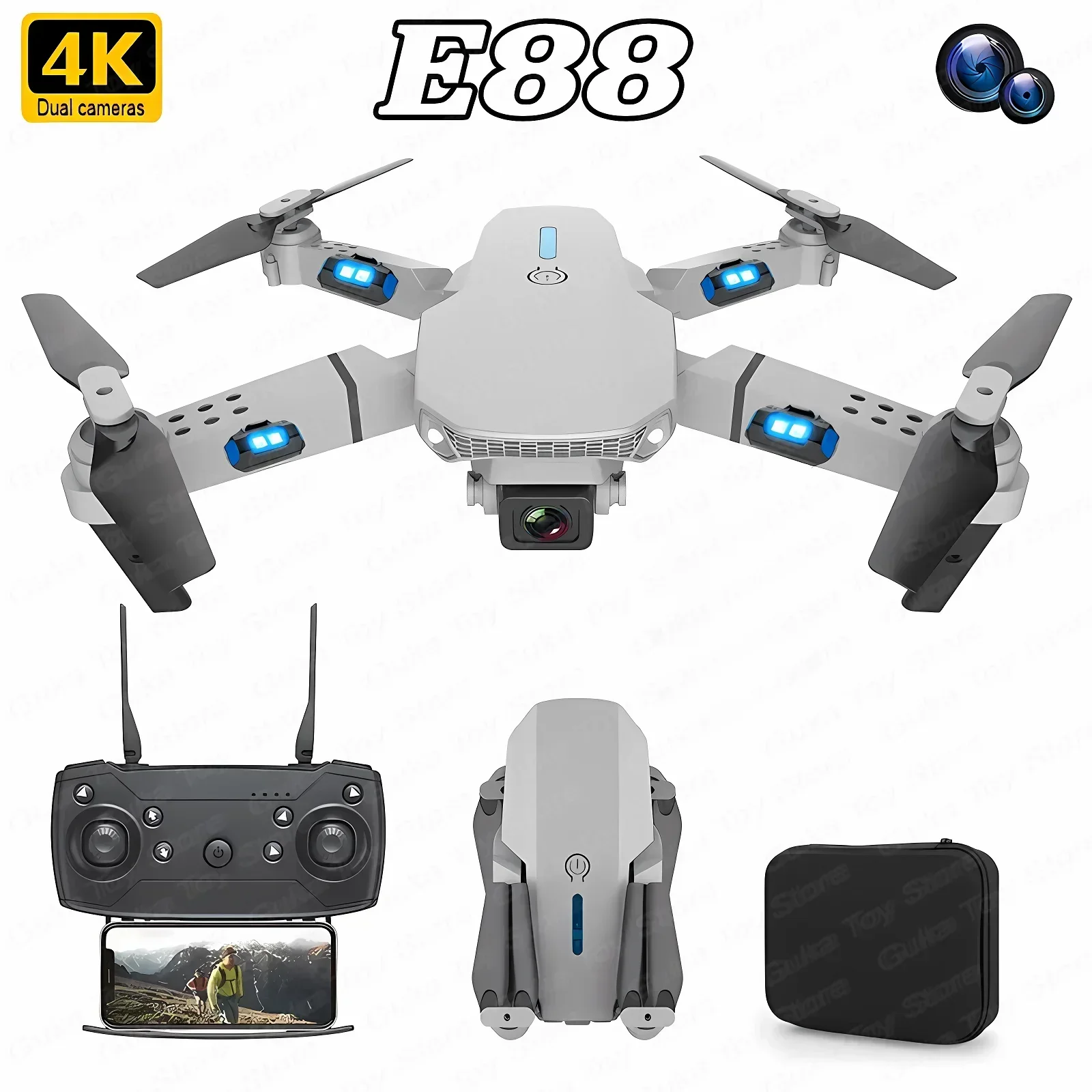 E88 Pro WIFI FPV Drone Wide An - Drone Racing Camera avis et prix