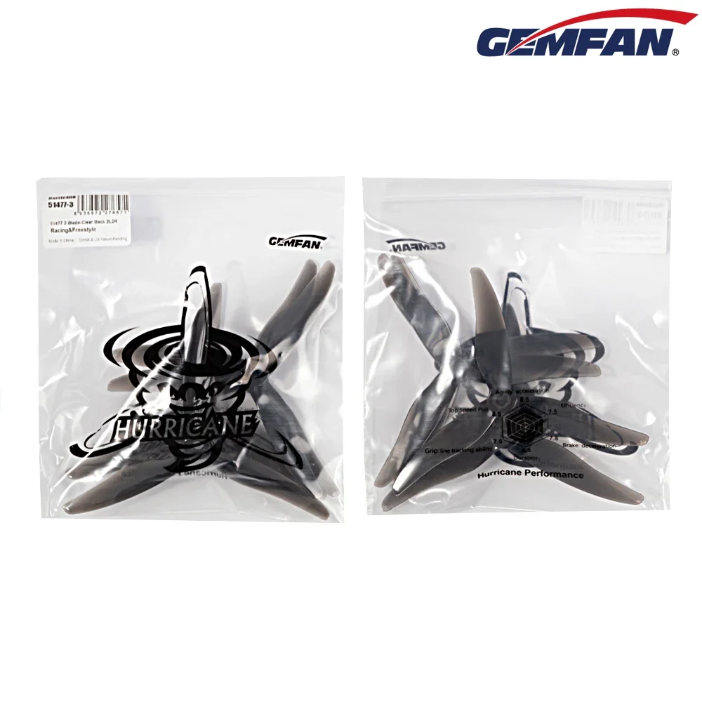 10Pairs (10CW + 10CCW) Gemfan  - Drone Racing Propeller avis et prix
