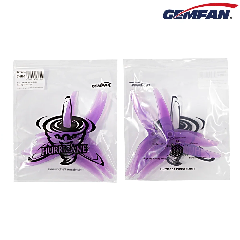 10Pairs (10CW + 10CCW) Gemfan  - Drone Racing Propeller avis et prix
