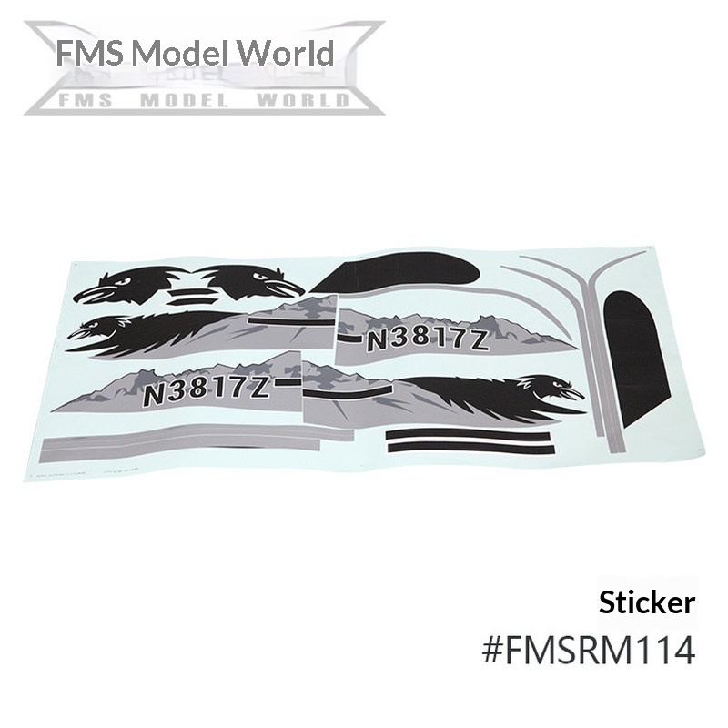FMS RC Plane Decals For 1700mm - Drone Racing Motor avis et prix
