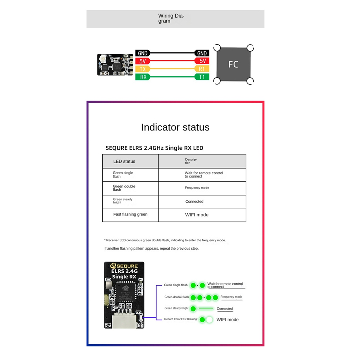 A56G-SEQURE ELRS 2.4GHz Single - Drone Racing Charger avis et prix