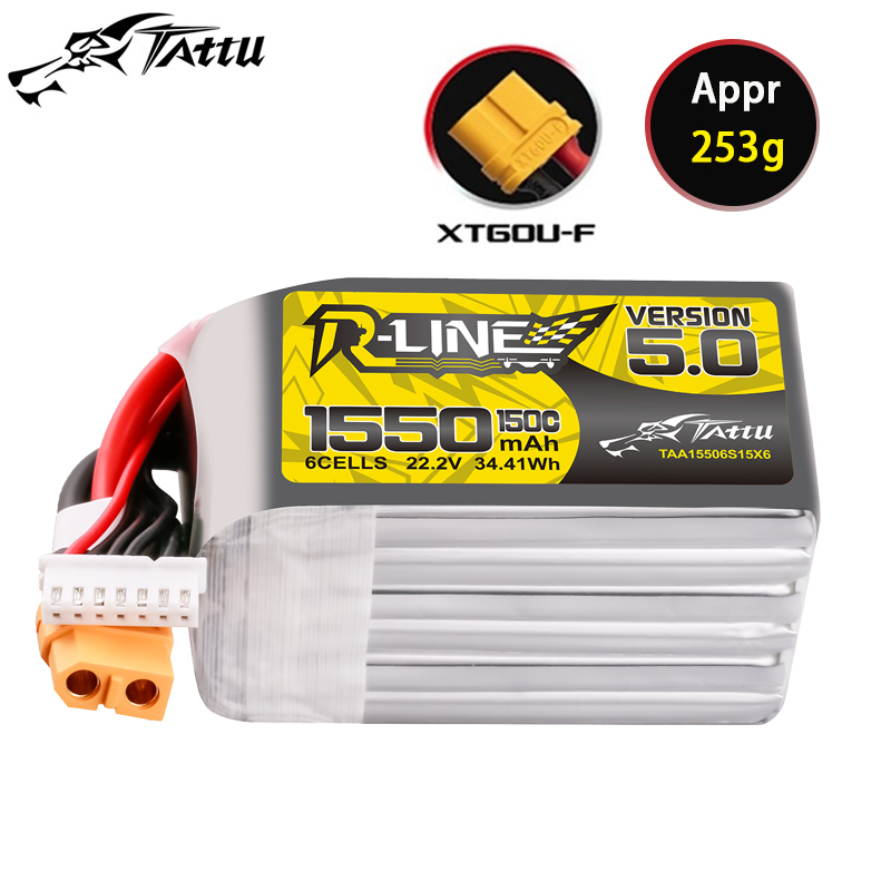 TATTU-R-LINE 5.0 22.2V 1550mAh - Drone Racing Battery avis et prix