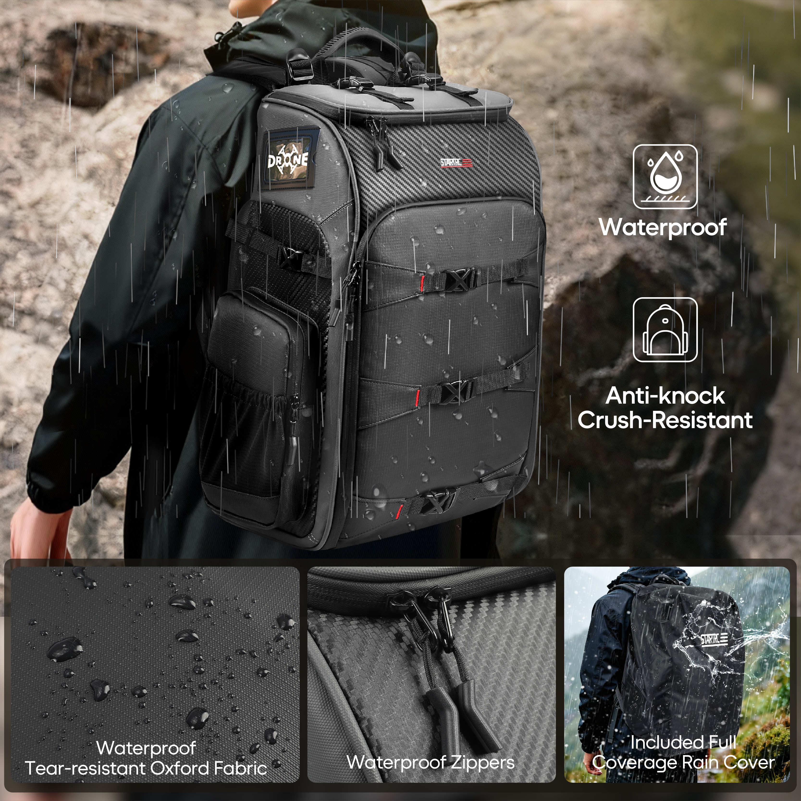 FPV Drone Backpack 40L Profess - Drone Racing Goggles avis et prix