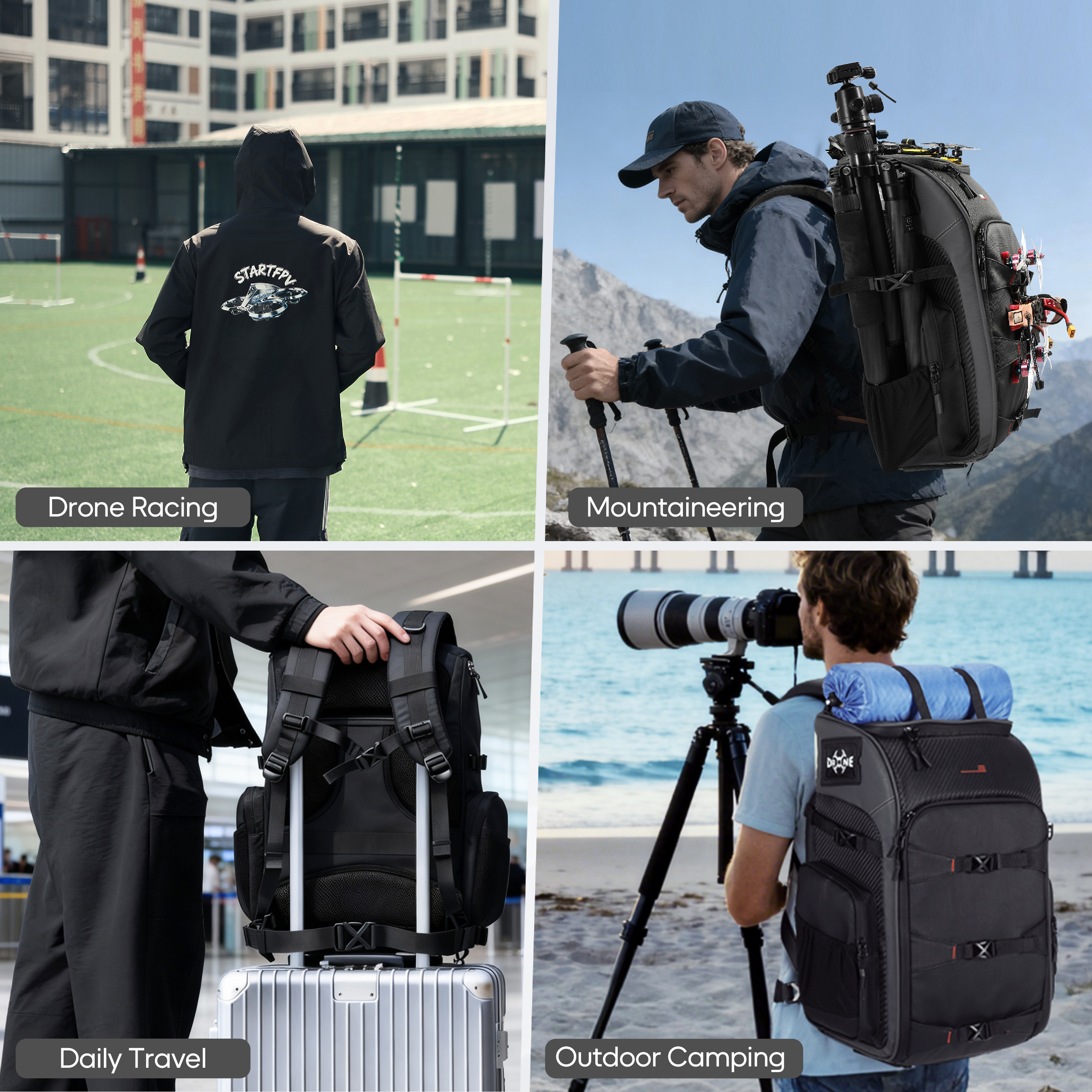 FPV Drone Backpack 40L Profess - Drone Racing Goggles avis et prix