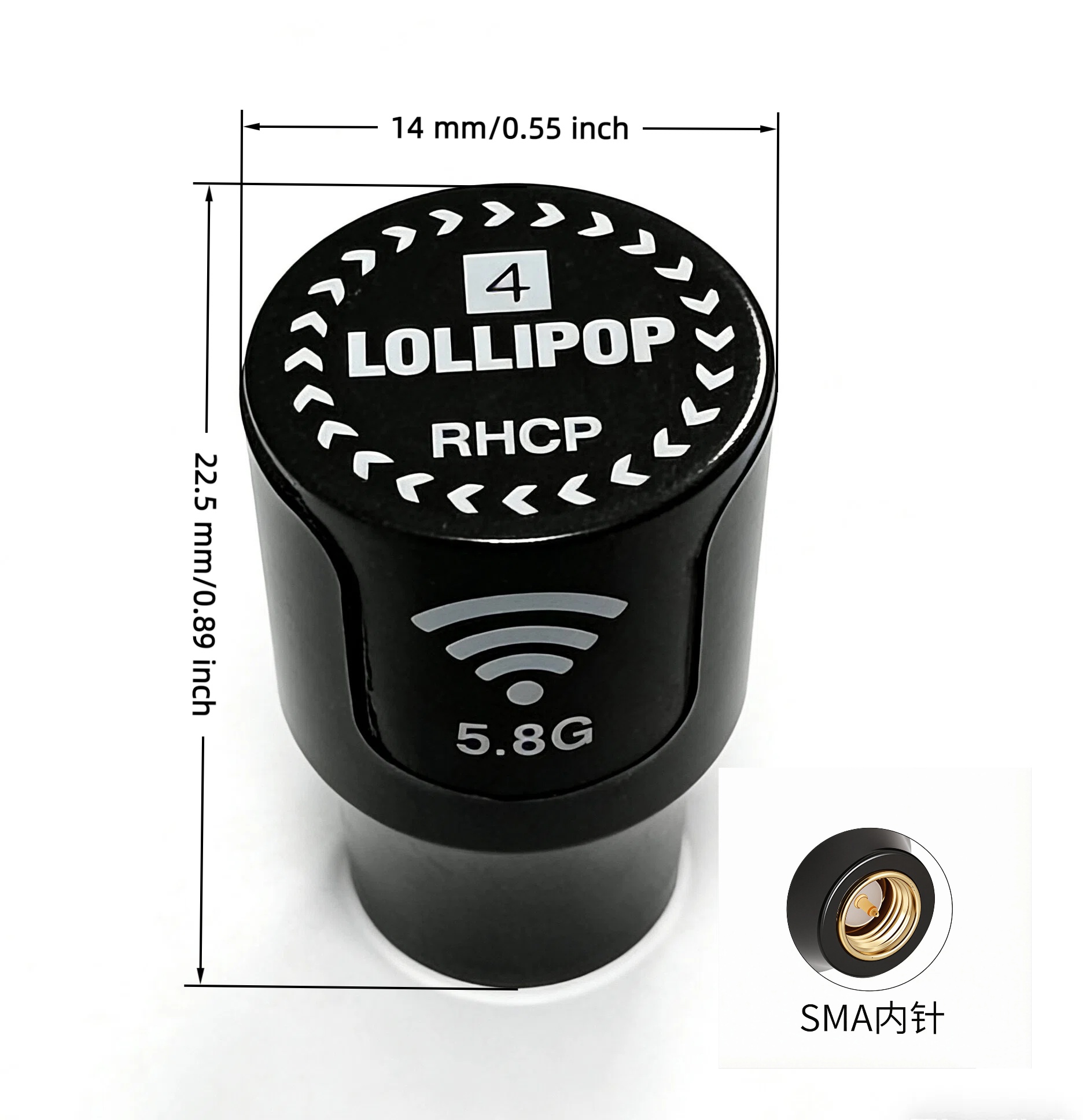 4th Gen Mini Lollipop 5.8G FPV - Drone Racing Antenna avis et prix