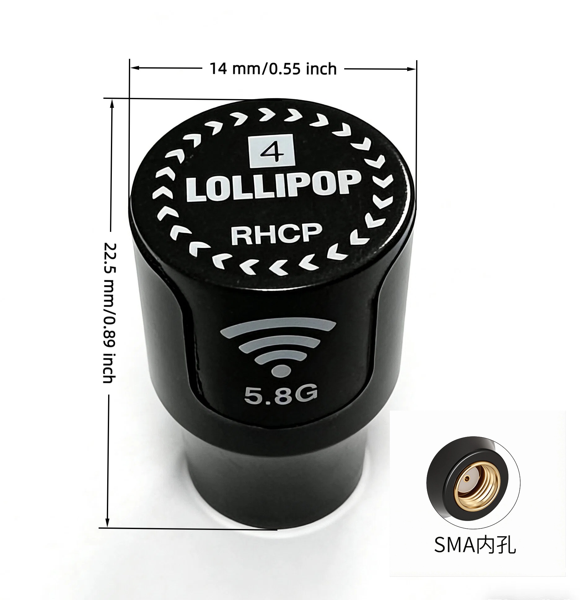 4th Gen Mini Lollipop 5.8G FPV - Drone Racing Antenna avis et prix