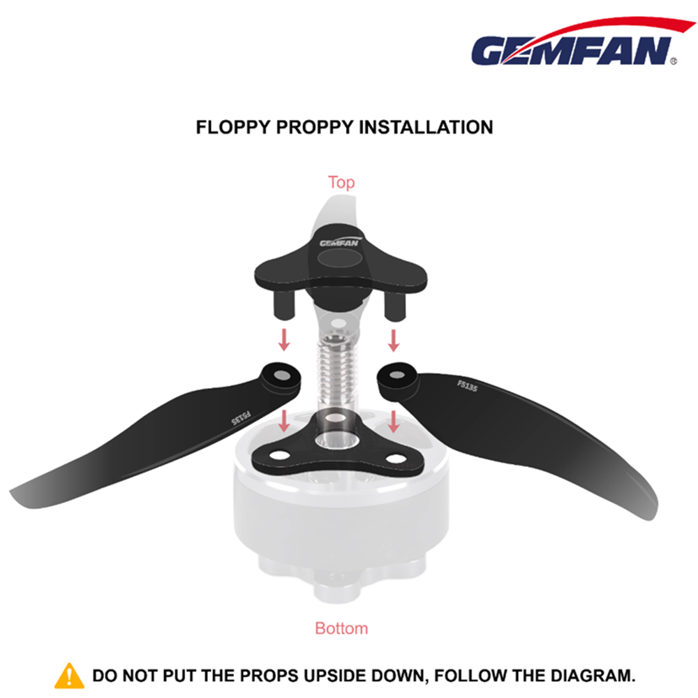 Folding Propeller 5135 Gemfan  - Drone Racing Esc avis et prix