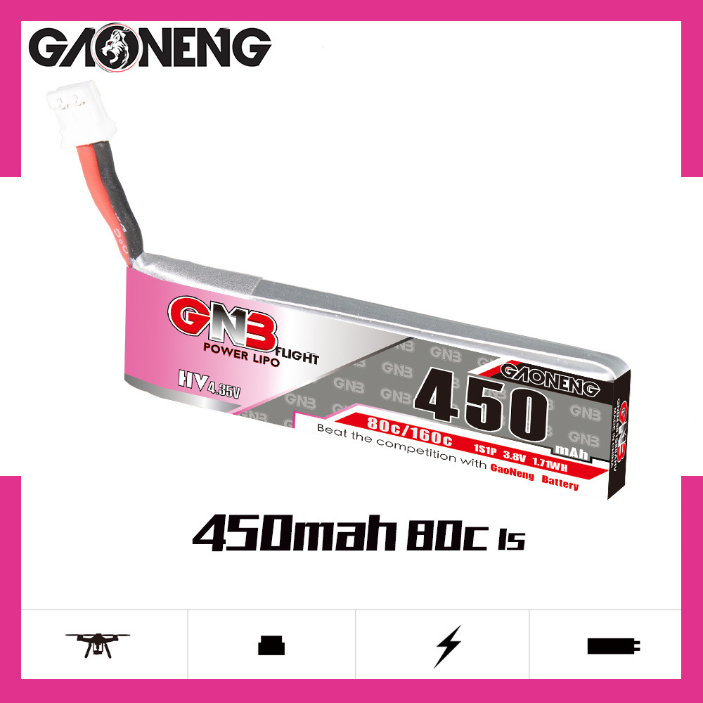 GNB HV 1S 3.8V 450mAh 80C/160C - Drone Racing Battery avis et prix