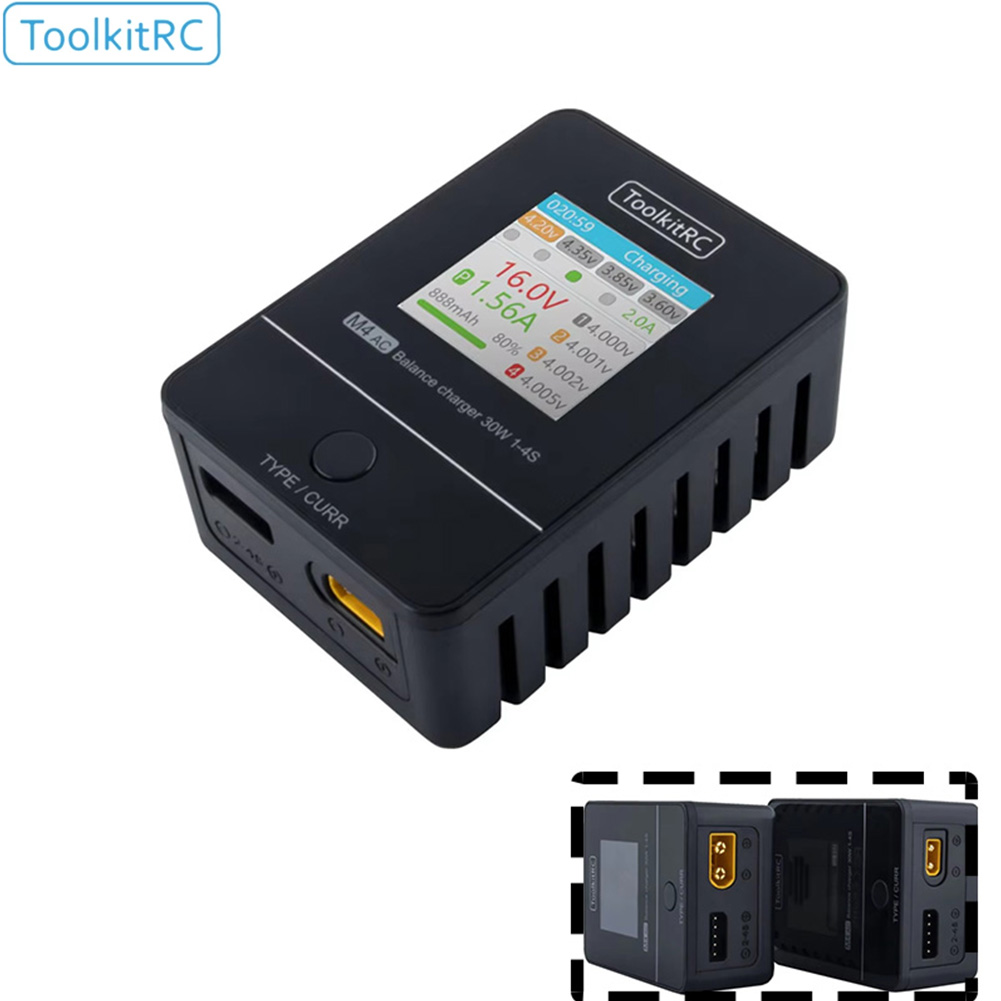 ToolkitRC M4AC 30W Compact AC  - Drone Racing Charger avis et prix